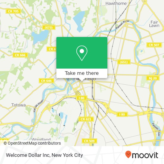 Welcome Dollar Inc map