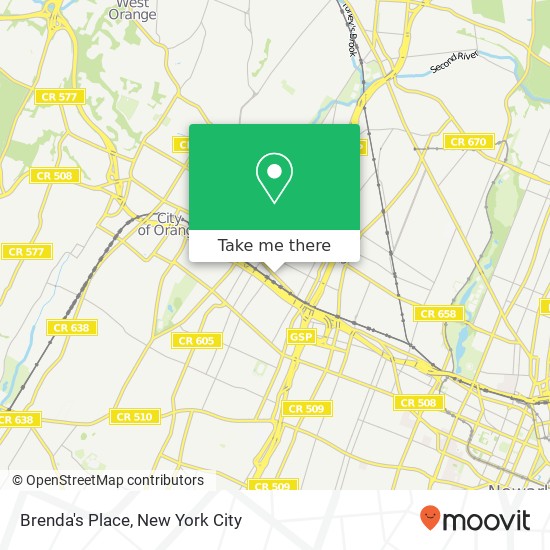 Mapa de Brenda's Place