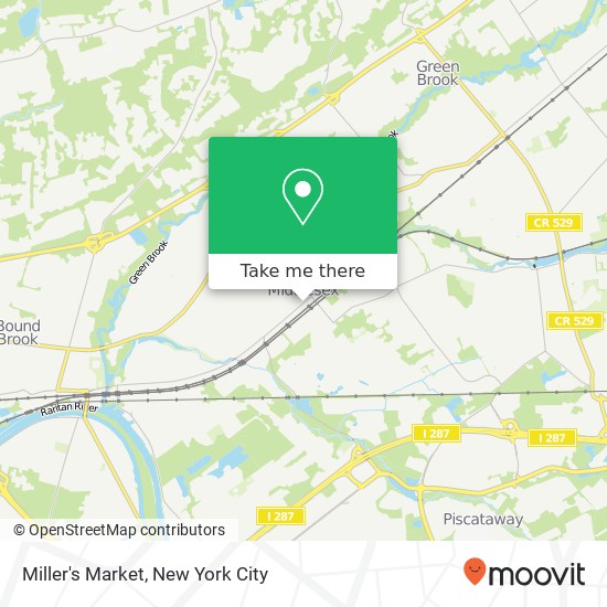 Miller's Market map