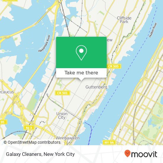 Galaxy Cleaners map