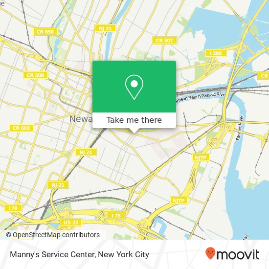 Mapa de Manny's Service Center