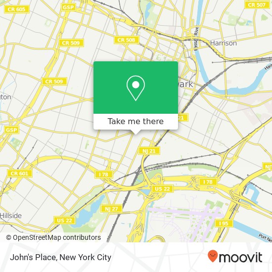 Mapa de John's Place