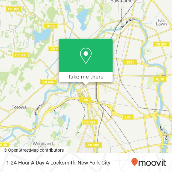 1 24 Hour A Day A Locksmith map