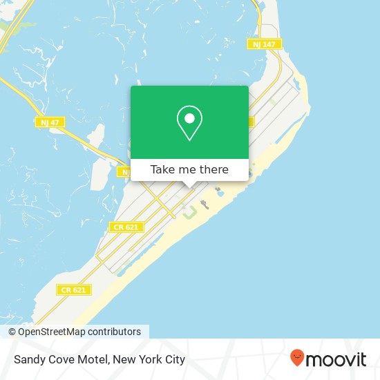 Sandy Cove Motel map