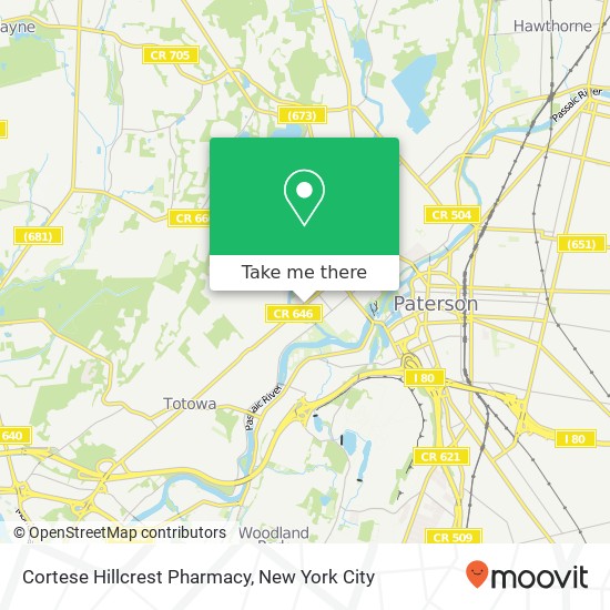 Cortese Hillcrest Pharmacy map