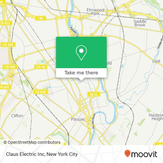 Claus Electric Inc map