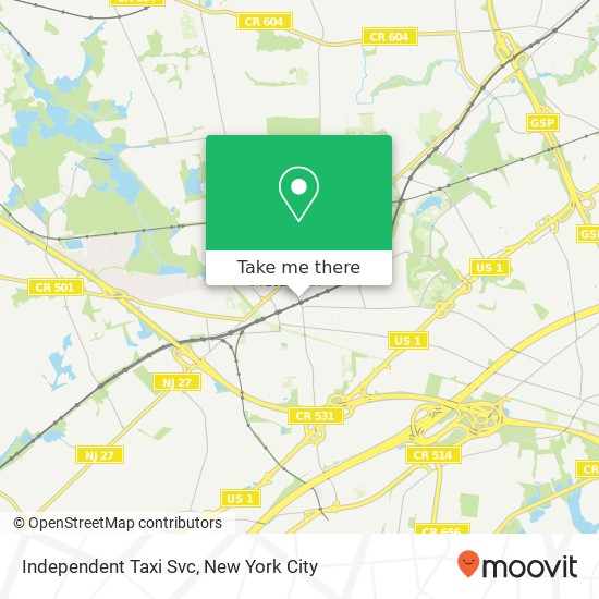Mapa de Independent Taxi Svc
