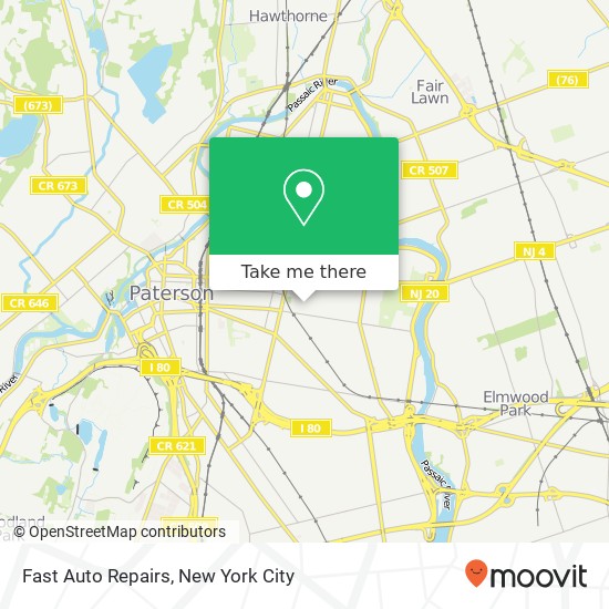 Fast Auto Repairs map