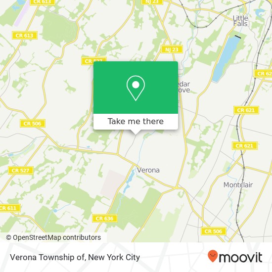 Mapa de Verona Township of
