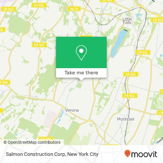 Salmon Construction Corp map