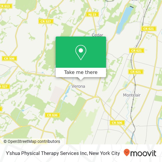 Mapa de Y'shua Physical Therapy Services Inc