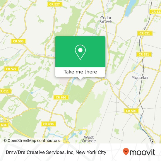 Mapa de Dmv/Drs Creative Services, Inc