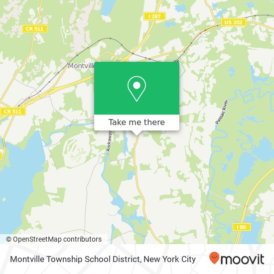 Mapa de Montville Township School District