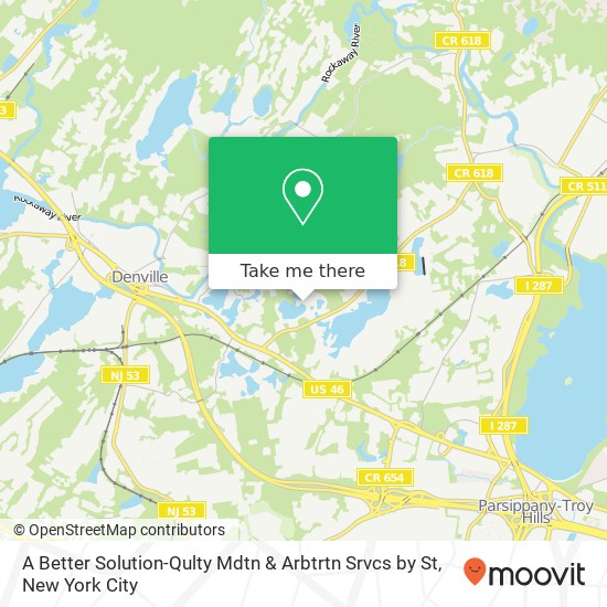 Mapa de A Better Solution-Qulty Mdtn & Arbtrtn Srvcs by St