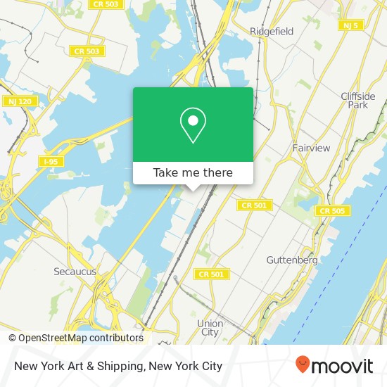 Mapa de New York Art & Shipping