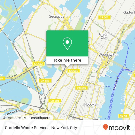 Mapa de Cardella Waste Services