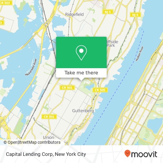 Capital Lending Corp map