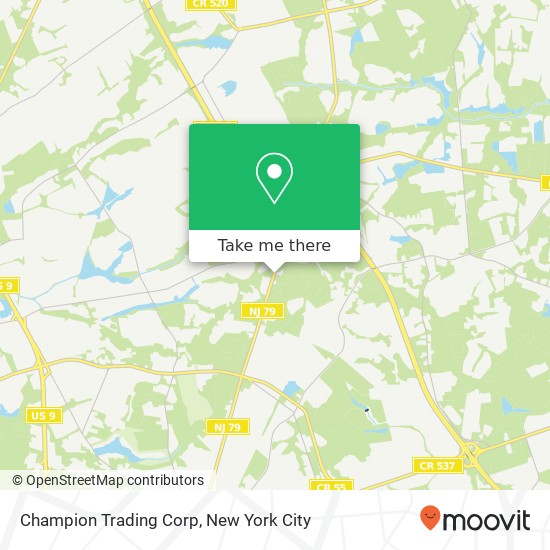 Mapa de Champion Trading Corp