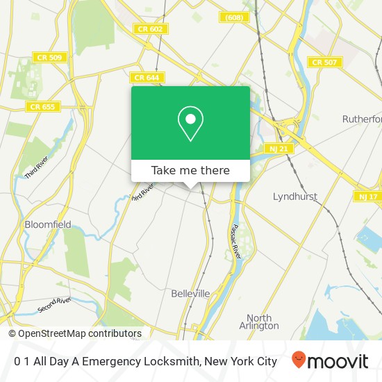 0 1 All Day A Emergency Locksmith map