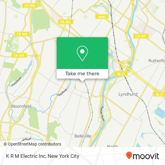 K R M Electric Inc map