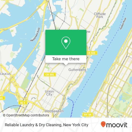 Reliable Laundry & Dry Cleaning map