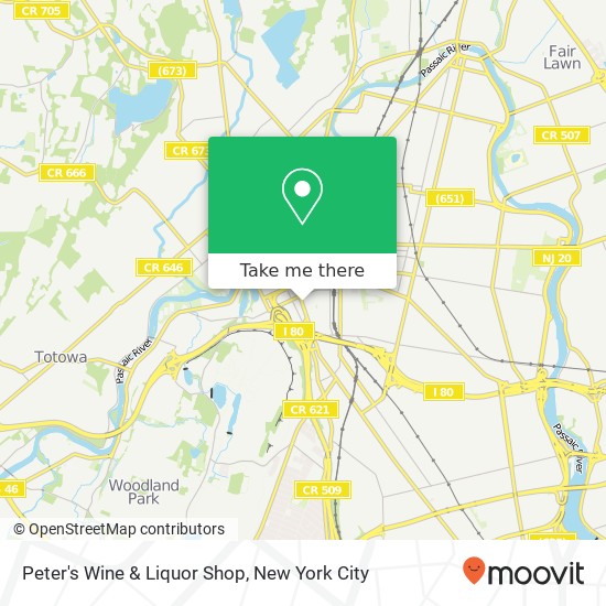 Peter's Wine & Liquor Shop map
