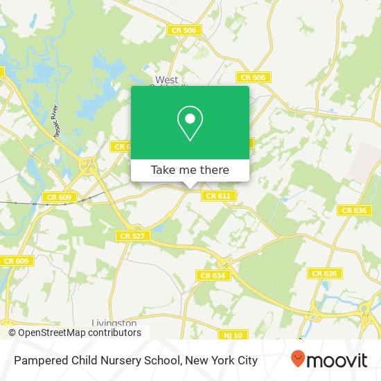 Mapa de Pampered Child Nursery School