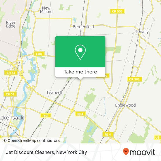 Jet Discount Cleaners map