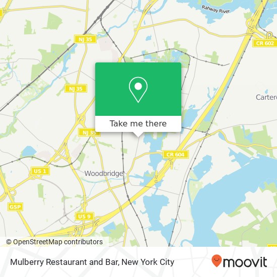 Mulberry Restaurant and Bar map