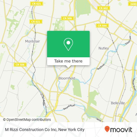 Mapa de M Rizzi Construction Co Inc