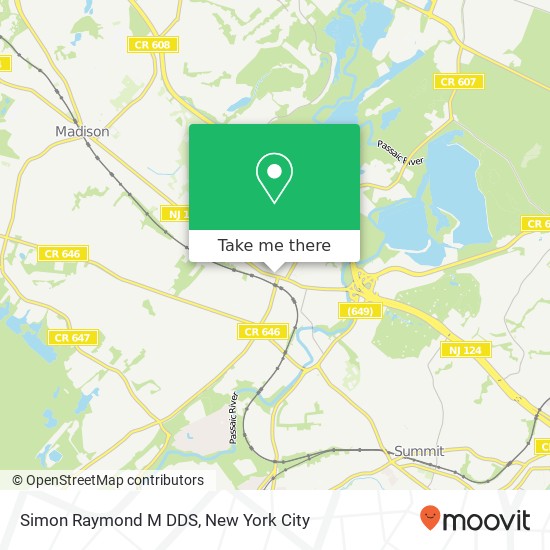 Simon Raymond M DDS map