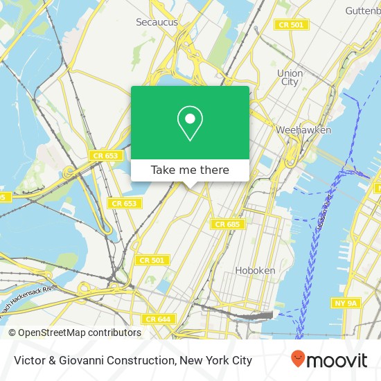 Victor & Giovanni Construction map