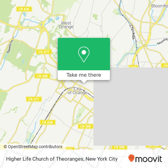 Mapa de Higher Life Church of Theoranges
