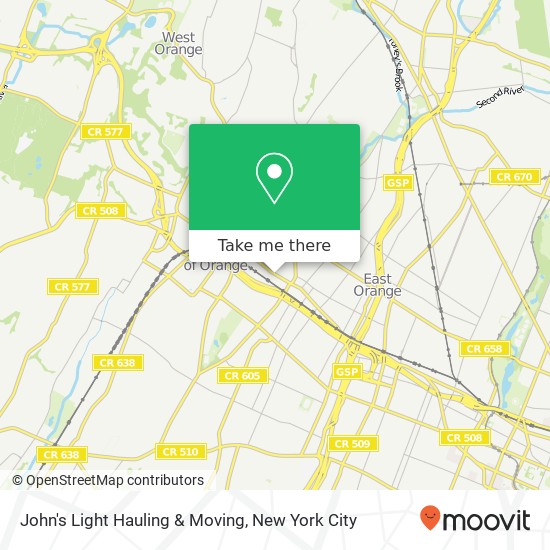 Mapa de John's Light Hauling & Moving