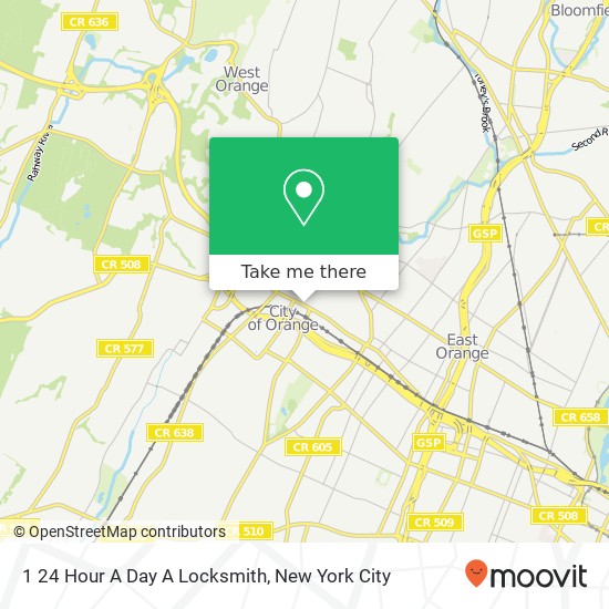 1 24 Hour A Day A Locksmith map