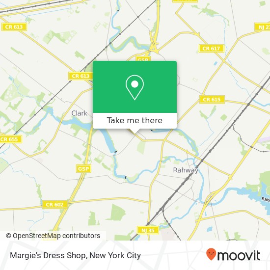 Mapa de Margie's Dress Shop