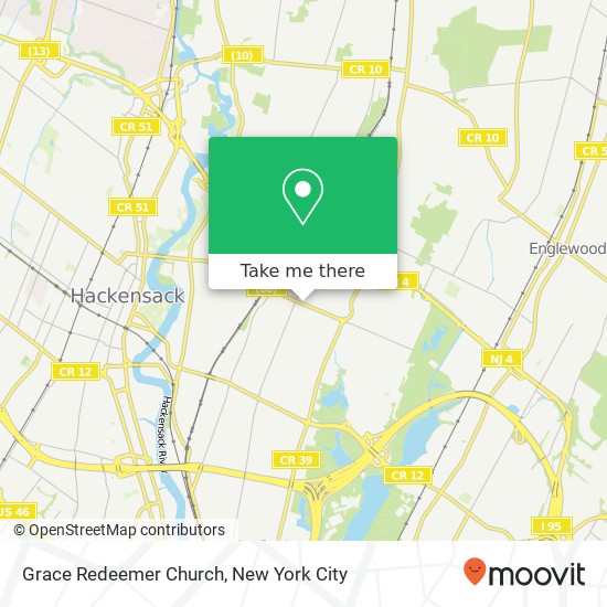 Grace Redeemer Church map