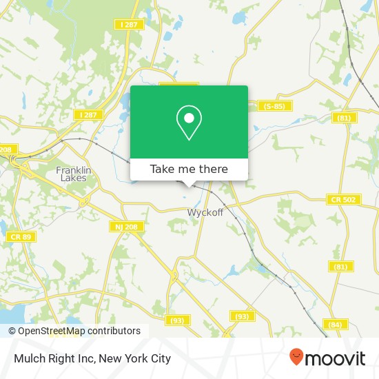 Mulch Right Inc map