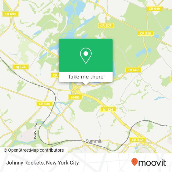 Mapa de Johnny Rockets
