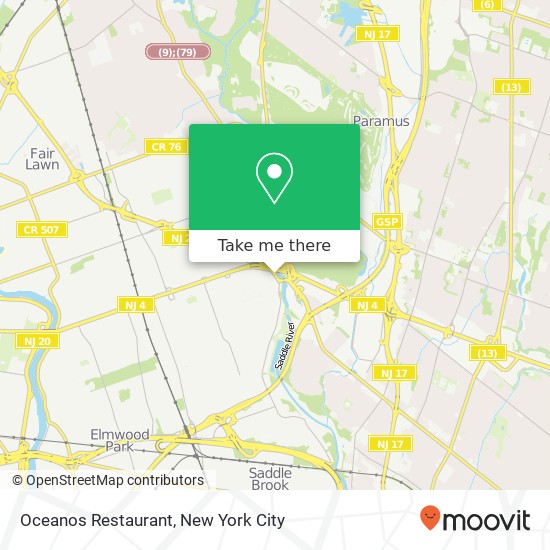 Oceanos Restaurant map