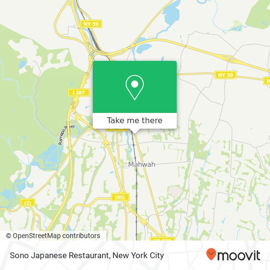 Sono Japanese Restaurant map