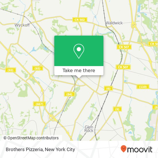 Mapa de Brothers Pizzeria