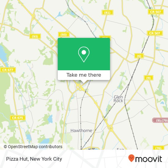 Pizza Hut map