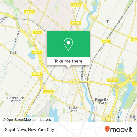 Sayat Nova map