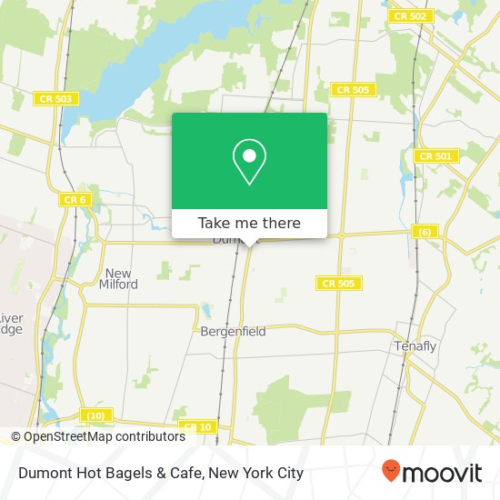 Mapa de Dumont Hot Bagels & Cafe
