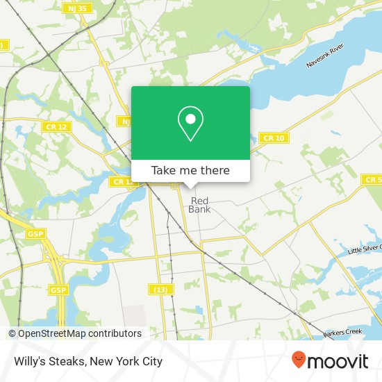 Willy's Steaks map