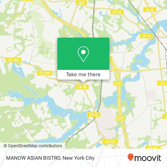 MANOW ASIAN BISTRO map