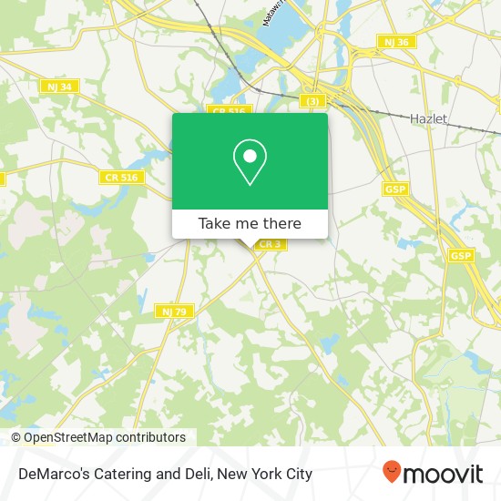 DeMarco's Catering and Deli map