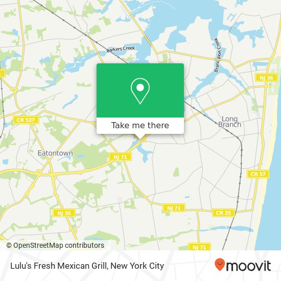 Lulu's Fresh Mexican Grill map