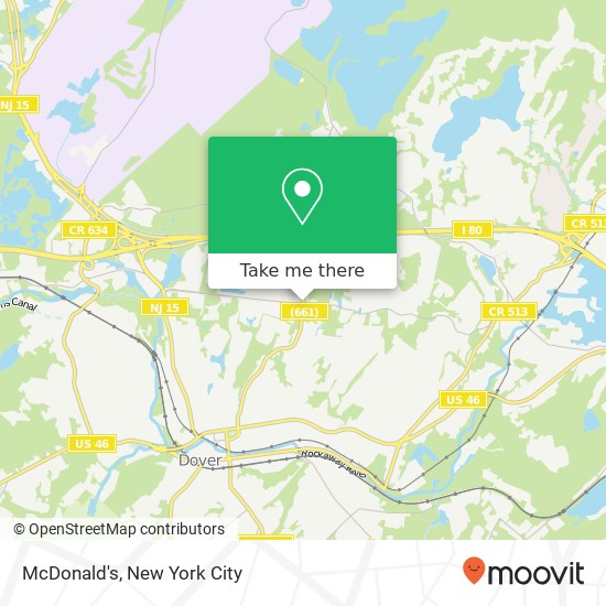 McDonald's map